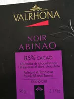 Mängden socker i 18 Carrés De Chocolat Noir - Abinao Noir