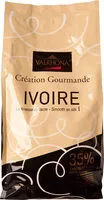 Mängden socker i Valrhona Ivoire 35%