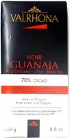 Mängden socker i Noir Guajana for baking 70% cocoa