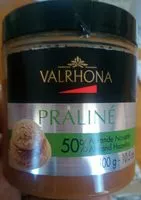 Mängden socker i Valrhona Praliné pate à tartiner