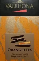 Mängden socker i Orangettes chocolat noir