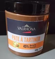 Mängden socker i Pâte à tartiner