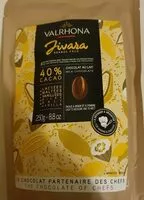 Mängden socker i Jivara, chocolat au lait 40%cacao