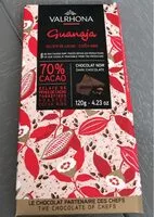 Mängden socker i Tablette chocolat 70% éclats de fèves de cacao