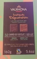 Mängden socker i Instants dégustation 32 carrés de chocolat noir & lait