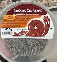 Mängden socker i Lassos citrique parfums assortis
