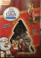 Mängden socker i Mini Candy Canes Fraise