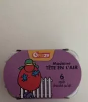 Mängden socker i Oeufs chocolat au lait