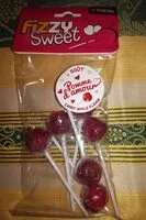 Mängden socker i Sucette pomme d'amour fizzy