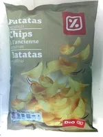 Mängden socker i Chips à l'ancienne extrafines