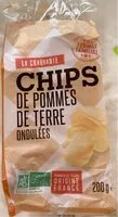 Mängden socker i Chips de pommes de terre ondulees