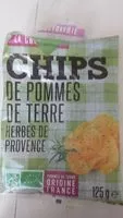 Mängden socker i Chips de pommes de terre Herbes de Provence