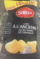 Mängden socker i Chips à l'ancienne au sel marin de Camargue