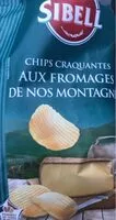Mängden socker i chips craquantes aux fromages de nos montagnes