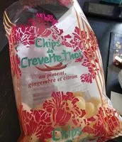 Mängden socker i Chips de Crevette Thaï