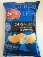 Mängden socker i Chips allégée au sel marin de Camargue