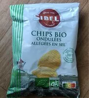 Mängden socker i Chips bio ondulées