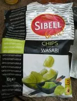 Mängden socker i Chips saveur wasabi