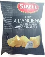 Mängden socker i Chips à l'ancienne au sel marin de Camargue
