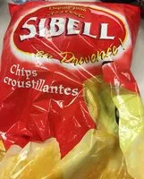 Mängden socker i Chips croustillantes