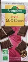 Mängden socker i Chocolat noir 60% cacao