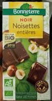 Mängden socker i Chocolat noir noisettes entières