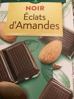 Mängden socker i CHOCOLAT NOIR ECLATS D'AMANDES