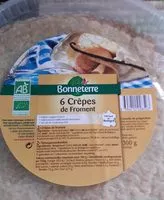 Mängden socker i 6 crêpes de froment