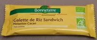 Mängden socker i Galette de Riz Sandwich Noisettes Cacao