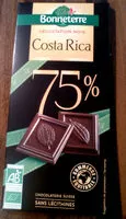 Mängden socker i Chocolat Noir Costa Rica 75% De Cacao
