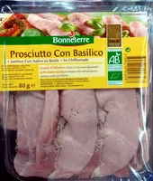 Mängden socker i Prosciutto Con Basilico