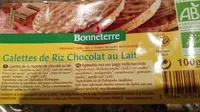 Mängden socker i Galettes de riz chocolat au lait