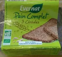 Mängden socker i Pain complet aux 3 céréales en tranches