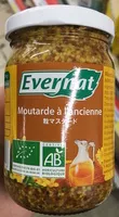 Mängden socker i Moutarde à l'ancienne