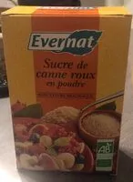 Mängden socker i Sucre de canne roux en poudre