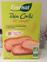 Mängden socker i Pain Grillé Blé Complet