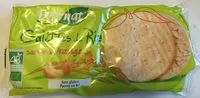 Mängden socker i Galettes de riz saveur orange