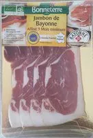 Mängden socker i Jambon de Bayonne affine 9 mois minimum
