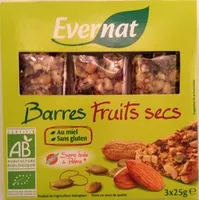 Mängden socker i Barres cacahuètes amandes