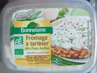 Mängden socker i Fromage à tartiner ail & fines herbes (9 % MG)