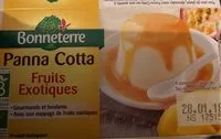 Mängden socker i PANNA COTTA NAPPEE FRUITS EXOTIQUES