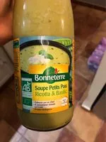 Mängden socker i Soupe petits pois ricotta et basilic