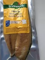 Mängden socker i Filet de maquereaux fumes nature