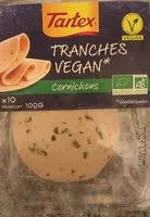 Mängden socker i Tranches vegan Cornichons