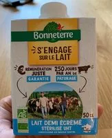 Mängden socker i Lait demi écremé