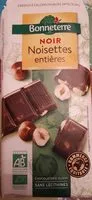 Mängden socker i Chocolat noir aux noisettes entières