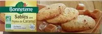 Mängden socker i Sablés aux pépites de caramel