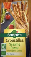 Mängden socker i Croustilles Sésame Pavot Fromage de Chèvre
