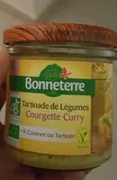 Mängden socker i Tartinade de légumes Courgette Curry