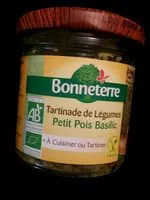 Mängden socker i Tartinade de légumes Petits Pois Basilic